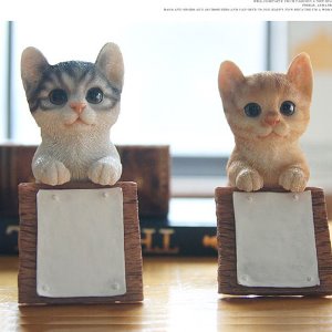 아기 고양이 카페 데코 소품 인테리어 메모꽂이 메모판