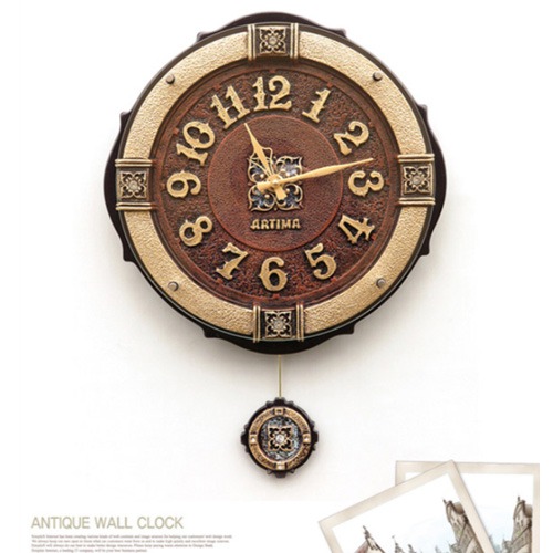 원형 인테리어 벽걸이 시계